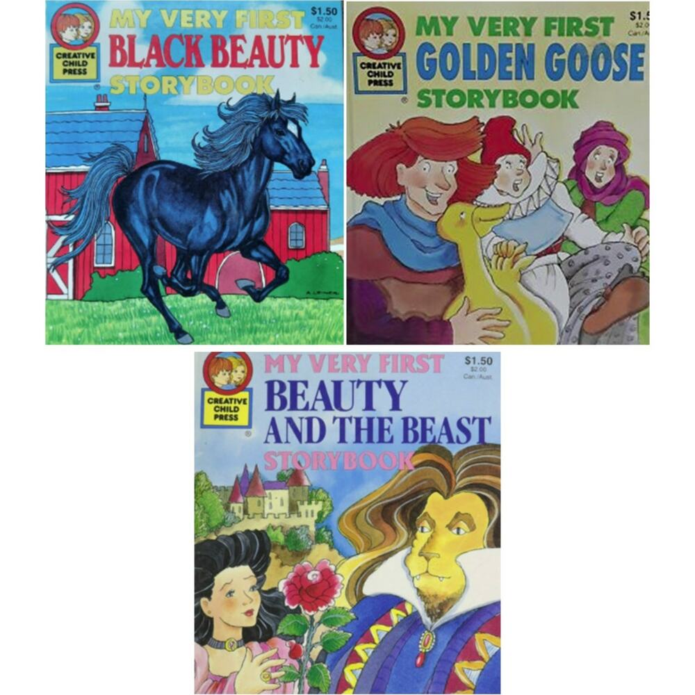My Very First Storybook 3 Book Set Fairy Tales 1994 Creative Child Press NIP